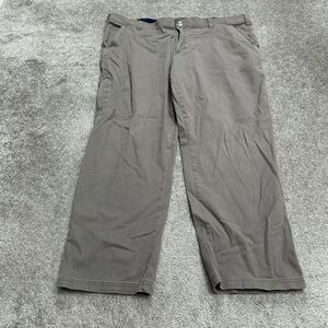 Columbia ROC Carpenter Pants Mens 42x30 Gray Straight Leg Cotton Outdoor Casual